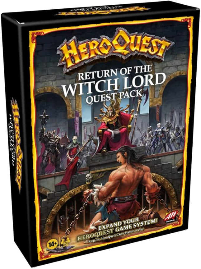 Avalon Hill HeroQuest Return of The Witch Lord Quest Pack, Dungeon Crawler Game for Ages 14+, Requires HeroQuest Game System to Play