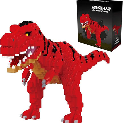Dinosaur Torvosaurus Building Blocks Model Decor Micro Mini Blocks Toy Birthday for Age 6+ Children Adults Teens 1548 Pieces