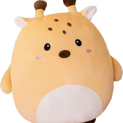 Cute Deer Plush Pillow, 16 inch Stuffed Animal Toy, Kawaii Deer Plushies Throw Pillow Toys Gifts for Room Decor, Kids Birthday, Valentine