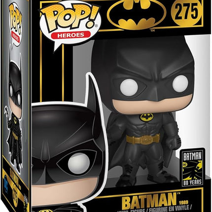 Funko Pop Heroes: Batman 80th - Batman - (1989),Multicolor, Standard - DC Comics - Collectable Vinyl Figure - Gift Idea - Official Merchandise - Toys for Kids & Adults - Superheroes Fans