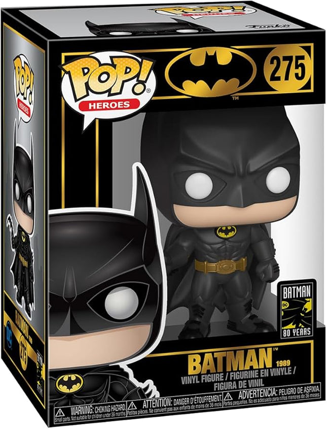 Funko Pop Heroes: Batman 80th - Batman - (1989),Multicolor, Standard - DC Comics - Collectable Vinyl Figure - Gift Idea - Official Merchandise - Toys for Kids & Adults - Superheroes Fans