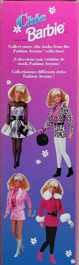 Fashion Avenue Blonde Doll Chic Barbie in Pink Satin