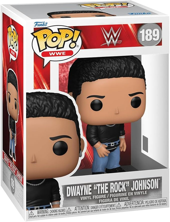 Funko Pop! WWE: Dwayne The Rock Johnson - with Fanny Pack - Collectable Vinyl Figure - Gift Idea - Official Merchandise - Toys for Kids & Adults - Sports Fans