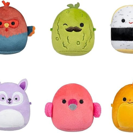 Squishmallows Original Micromallows Plush 6-Pack (Charles, Onel, Cookie, Reed, Mo, Layla)