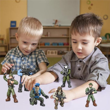 YEIBOBO ! Minifigures Blind Bags, Military Action Figures with Weapons and Accessories Mystery Pack Falconry Special Forces