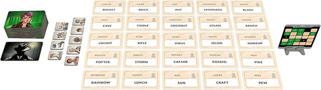 CGE Codenames: Duet Board Game (2nd Edition) The Top Secret Cooperative Word Association Game for Two Players & Couples Game Nights