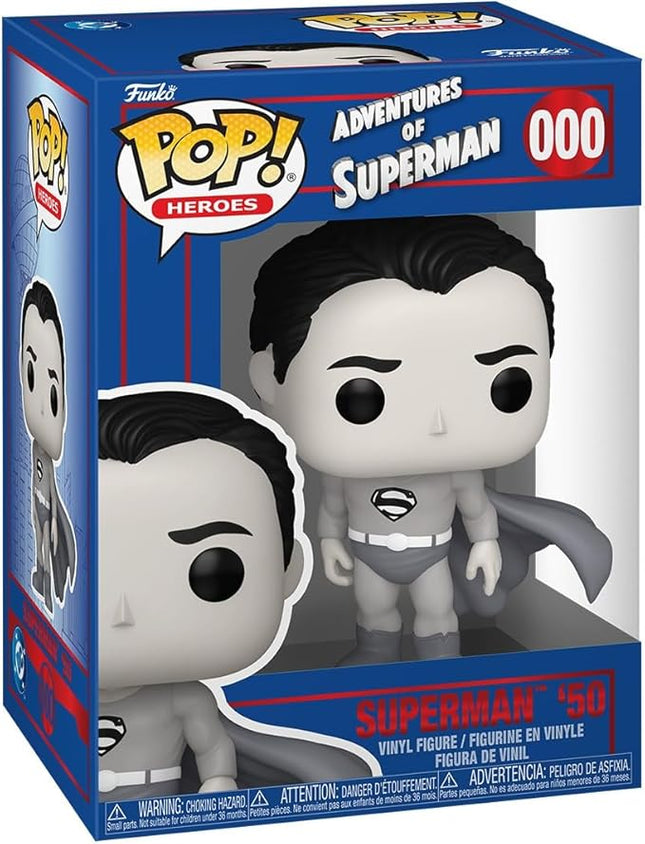 Funko Pop! Heroes: Shield Through The Ages - Superman '50 - DC Comics - Collectable Vinyl Figure - Gift Idea - Official Merchandise - Toys for Kids & Adults - DC Comics Fans