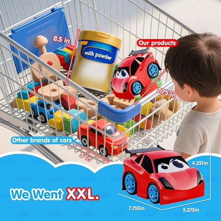 Remote Control Car, RC Car Toy with Lights and Sounds for Boys, Girls and Toddlers Ages 1-3 2-4 4-7 & 3 Years Old