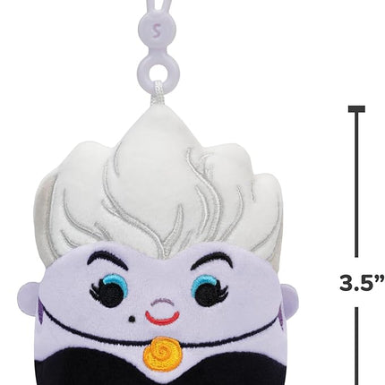Squishmallows Original 3.5in Disney Maleficent and Ursula Clip 2-Pack – Official Jazwares Plush