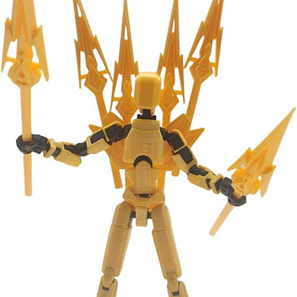 T13 Action Figure (Assembly Completed) Titan 13 Dummy 13 Action Figure Robot 13 Figure 3D Printed Articulated Multi-Jointed Movable Robot Model (Ma Cha-GD)