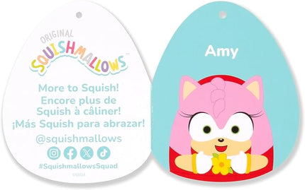 Squishmallows Original 14in “Sonic The Hedgehog” Amy Rose Holding Flowers Plush (Large)