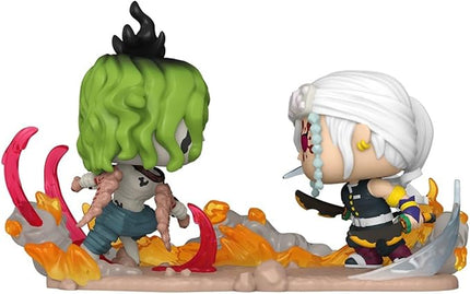 Funko POP Moments: DS - Tengen Uzui Vs Gyutaro - Demon Slayer - Collectable Vinyl Figure - Gift Idea - Official Merchandise - for Kids & Adults - Anime Fans - Model Figure for Collectors and Display