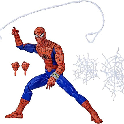 STAR WARS Marvel Legends Series Spider-Man 60th Anniversary Japanese Spider-Man 6-inch Action Figures, 6 Accessories