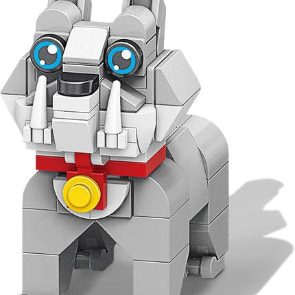 Matador Mini Dog Building Blocks Set, Micro Bricks Animals Building Toys, Party Favors Pet Toys Gifts for Kids