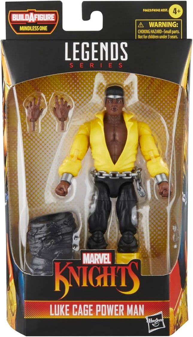 Marvel Legends Series Luke Cage Power Man, Knights Collectible Comics 6-Inch Action Figures
