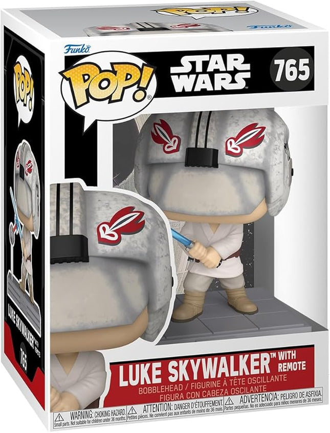 Funko Pop Star Wars: Luke Skywalker/Remote - Collectable Vinyl Figure - Gift Idea - Official Merchandise - Toys for Kids & Adults - Sci-Fi Fans - Model Figure for Collectors and Display