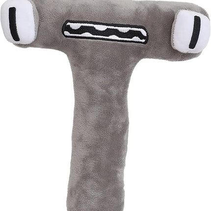 26-Letter Plush Toy Set (A-Z) - Cute Stuffed Plush Toys & Decorative Pillow, Educational Gift for Kids & Fun Home Decor (T)