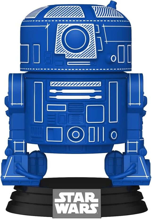 Funko Pop! Star Wars: R2-D2 -Blueprint - Collectable Vinyl Figure - Gift Idea - Official Merchandise - Toys for Kids & Adults - Star Wars Fans - Model Figure for Collectors and Display