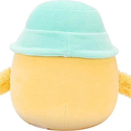 Squishmallows Original 8in Triston The Yellow Chick with Bucket Hat – Official Jazwares Plush (Little)