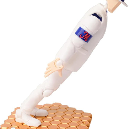 (Assembly Completed T13 Action Figure, 8.1 inches, Strong Magnetic Accessories, 3D Printed Robot Multi-Jointed Movable, Desktop Decorations for Game Lovers，POP Dancer (White)