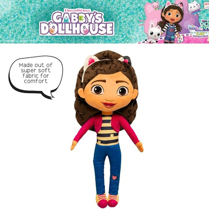 Franco DreamWorks Gabby's Dollhouse Kids Bedding Super Soft Plush Decorative Throw Cuddle Pillow, (Officially Licensed Product)