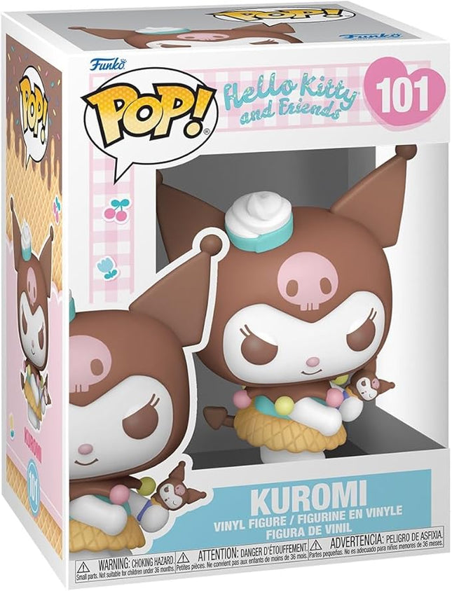 Funko Pop Sanrio: Hello Kitty - Kuromi - (Icecream) - Collectable Vinyl Figure - Gift Idea - Official Merchandise - Toys for Kids & Adults - Anime Fans - Model Figure for Collectors and Display