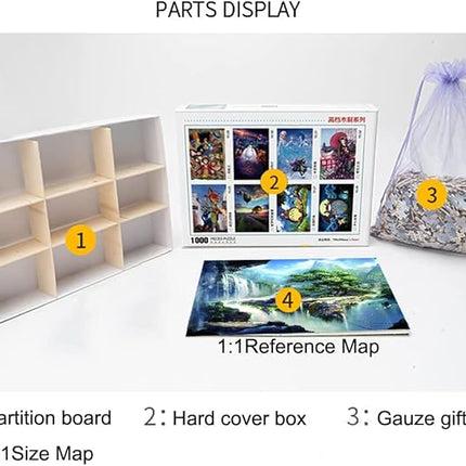 Wooden Puzzle 1000 Pieces for Adults, 29.5 x 19.7 in,Wonderland