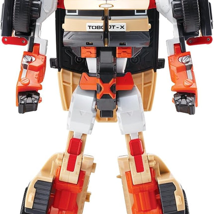 New TOBOT, TOBOT X, Youngtoys Transforming Collectible Vehicle to Robot, Heroes Animation Character Toys for Kids 3 and up Transform Toys Cars, Large Size 9-inch