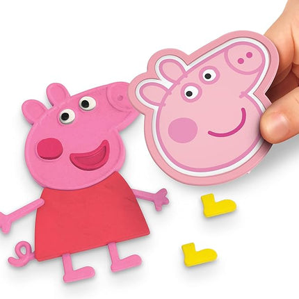 Play-Doh Peppa Pig Stylin' Set, Peppa Pig Playset with 9 Cans and 11 Tools, Peppa Pig Toys for 3 Year Old Girls and Boys and Up
