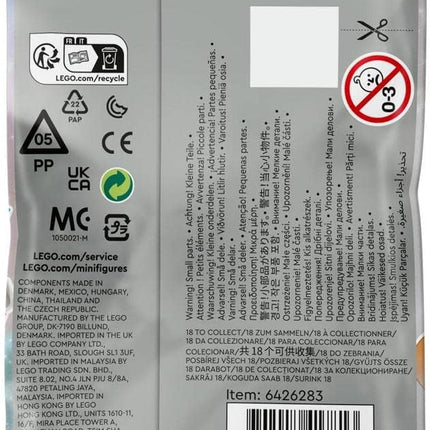 LEGO 71038 Disney Edition Minifigures 100, 1 of 18 Characters to Collect, Mickey Apprentice Sorcerer, Stitch, Mulan and More (Random Picked Unit)