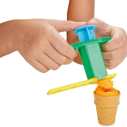 Play Doh Kitchen Creations Ice Cream Party Set with 22 Tools & 6 Colors, 2-Ounce Cans, Back to School Classroom Supplies, Preschool Toys, Ages +3 (Amazon Exclusive)