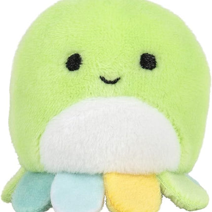 Squishville Mini-Squishmallows Besties Multipack - 14 Rainbow 2-Inch Plush Toys: Red Panda, Tabby Cat, Octopus & More