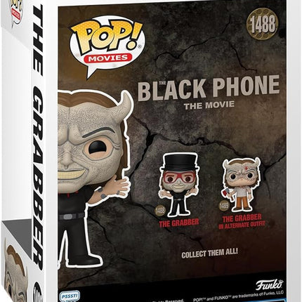 Funko POP! Movies: Black Phone - The Grabber - 1/6 Odds for Rare Chase Variant - Collectable Vinyl Figure - Gift Idea - Official Merchandise - for Kids & Adults - Horror Fans
