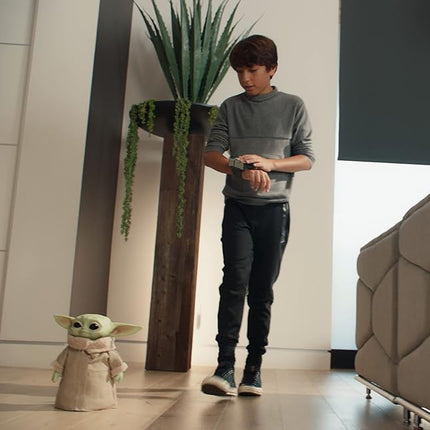 Mattel Star Wars The Mandalorian Grogu RC 12-inch Plush Toy, Real Moves Soft Body Doll with Remote-Controlled Motion & Sounds