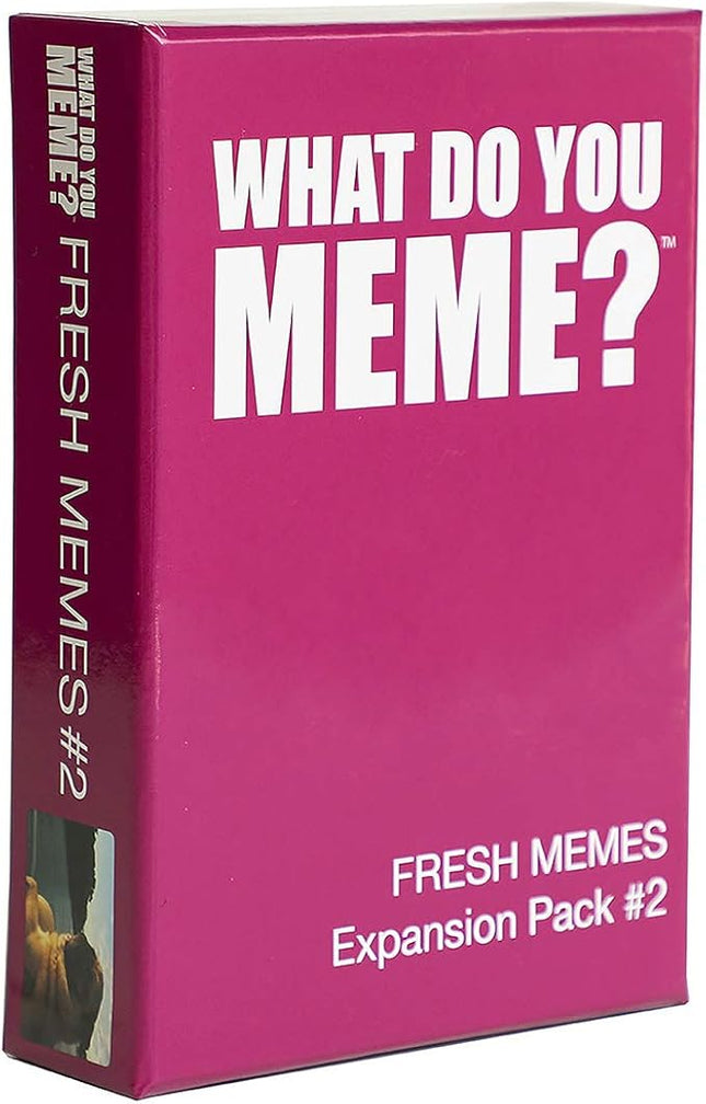 WHAT DO YOU MEME? Fresh Memes #2 Expansion Pack - Adult Card Games for Game Night from
