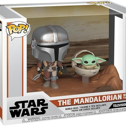 Funko Pop! Star Wars Moment: The Mandalorian - The Mandalorian with The Child