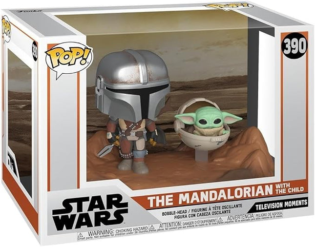 Funko Pop! Star Wars Moment: The Mandalorian - The Mandalorian with The Child