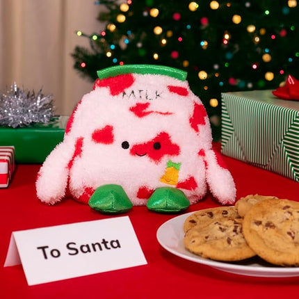 BumBumz 7.5-inch Plush - Santa’s Milk Maxine Collectible Stuffed Toy - Special Edition HolidayBumz - from The Makers of Original Squishmallows