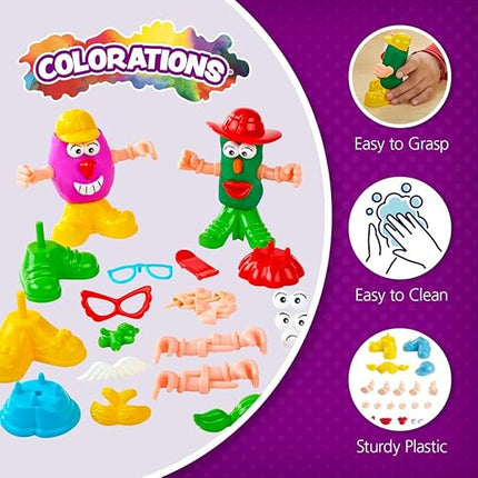 Colorations Fun Family Dough Accessories - 37 Pieces - Ages 3+, Pre-K+, Sensory Play Tools, Preschool Classroom Essentials