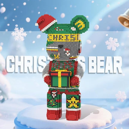 DAHONPA Animal Christmas Bear Micro Building Blocks Set (7880 Pieces) Gift for Adults and Kids