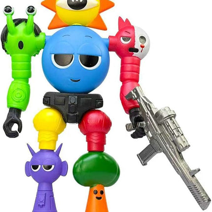 7inch Action Figures Mystery Box,Mystery Box,Sprunky Toys Collection Decoration Set, Sprunkies Toys for Collectible Figurine Gifts Both Play and Display (STL-8)