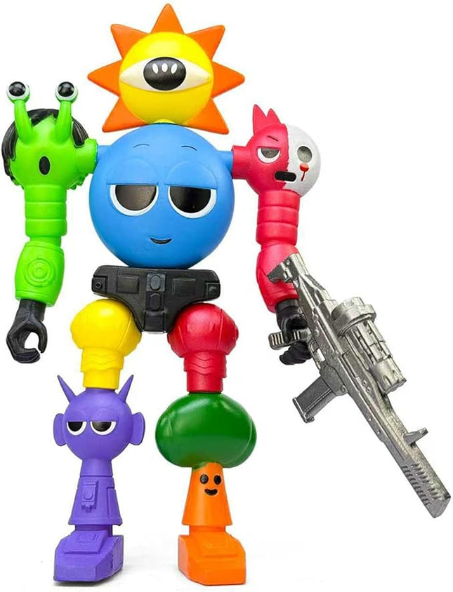 7inch Action Figures Mystery Box,Mystery Box,Sprunky Toys Collection Decoration Set, Sprunkies Toys for Collectible Figurine Gifts Both Play and Display (STL-8)