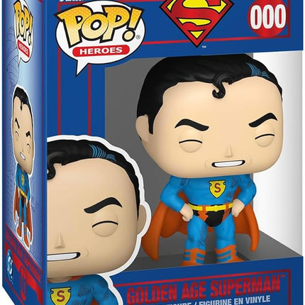Funko Pop! Heroes: Shield Through The Ages - Golden Age of Superman - DC Comics - Collectable Vinyl Figure - Gift Idea - Official Merchandise - Toys for Kids & Adults - DC Comics Fans