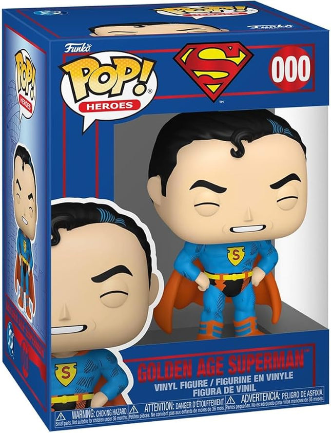 Funko Pop! Heroes: Shield Through The Ages - Golden Age of Superman - DC Comics - Collectable Vinyl Figure - Gift Idea - Official Merchandise - Toys for Kids & Adults - DC Comics Fans