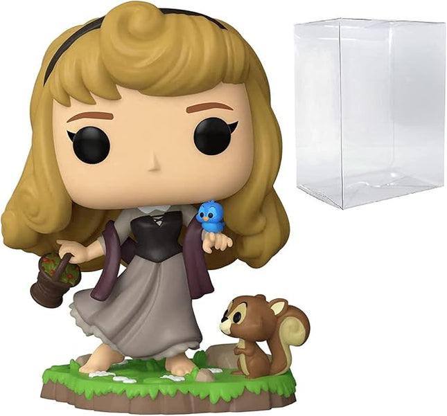 POP Disney Ultimate Princess: Sleeping Beauty - Aurora Funko Pop Vinyl Figure (Bundled with Compatible Pop Box Protector Case), Multicolored, 3.75 inches