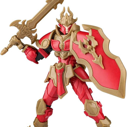 Paladin Sun Armor Knight Action Figure Toy, Multi-Jointed Movable Dummy Medieval T13 Articulated Robot Figure, Fantasy Warrior Undead Death Knights Paladin Display Model (Assembly Required)