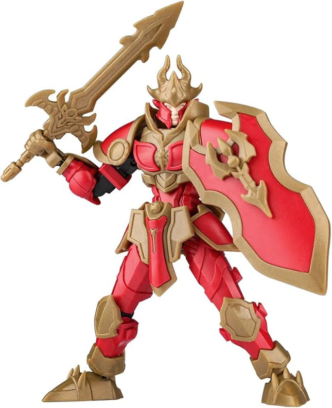 Paladin Sun Armor Knight Action Figure Toy, Multi-Jointed Movable Dummy Medieval T13 Articulated Robot Figure, Fantasy Warrior Undead Death Knights Paladin Display Model (Assembly Required)