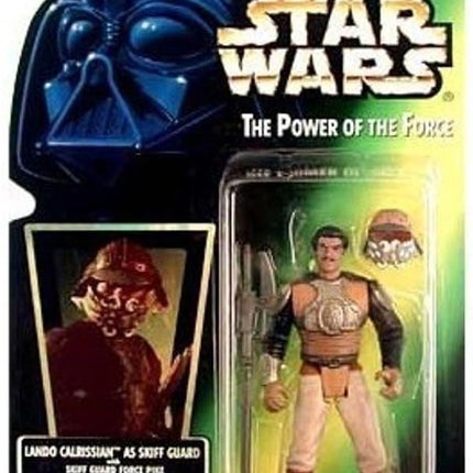 Star Wars Power of the Force Green Card Lando Calrissian Skiff Guard Action Figure 3.75 Inches