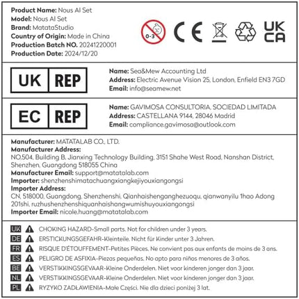 Nous AI Robot for Kids Ages 12+, STEM Coding Robot for Boys and Girls with Scratch & Python Programming, Robot Building Kit for Kids to Build Your Own AI Robot