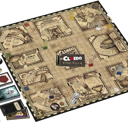 Hasbro Gaming, Clue: Wizarding World Harry Potter Edition Family Board Game for 3 to 5 Players, for Boys and Girls 8+ Years Old, Multicolour, Gifts for Kids and Adults